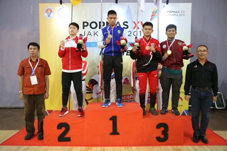 Karateka binaan Pusat Pendidikan Latihan Pelajar (PPLP) Jawa Barat (Jabar), Yudha Fadillah Pratama, berhasil menyumbang emas pertama bagi Kontingen Tim Jabar dalam Pekan Olahraga Pelajar Nasional (POPNAS) 2019.