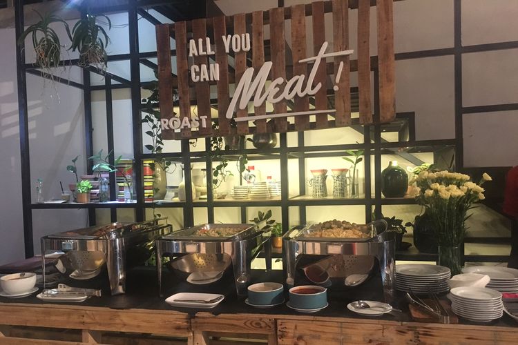 All You Can Meat Festival di Eighty/Nine eatery and spirits, Kemang, Jakarta, Jumat (29/3/2019). 