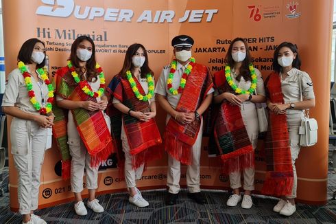 Super Air Jet Resmi Mengudara di Rute Jakarta-Batam dan Jakarta-Medan