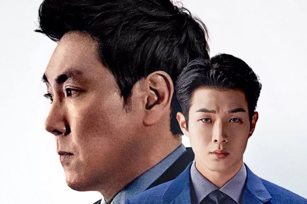 Poster film The Policeman?s Lineage yang dibintangi Jo Jin Woong (atas) dan Choi Woo Sik.