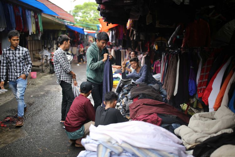 Pasar Lereng di Bukittinggi, Sumatera Barat