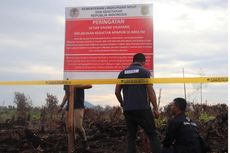 Terjadi Karhutla, Lahan di wilayah Konsesi Perusahaan Disegel