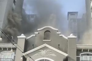 Apartemen Mediterania Tanjung Duren Jakbar Terbakar