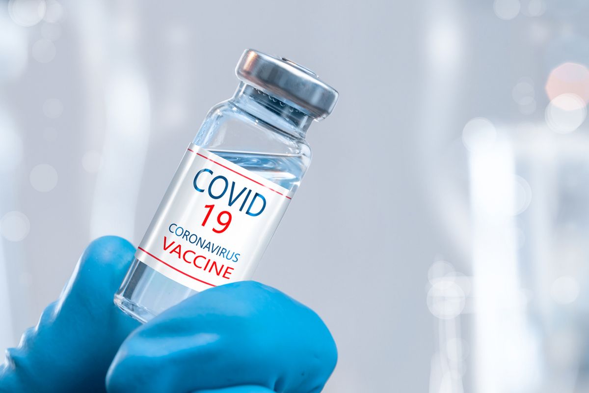 Ilustrasi vaksin virus corona, vaksin Covid-19