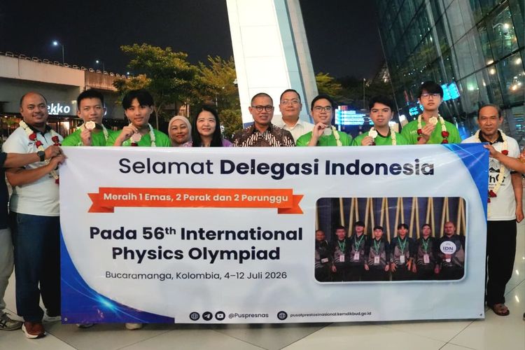 Siswa Indonesia Raih 5 Medali di Olimpiade Fisika Internasional 2026