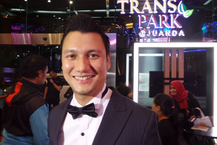 Christian Sugiono ketika menghadiri malam penghargaan Insert Award 2017 di Gedung Trans, Tendean, Mampang Prapatan, Jakarta Selatan, Kamis (26/10/2017).