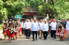 Tiba di Kantor DPP Gerindra, John Wempi Wetipo Disambut Tarian Papua