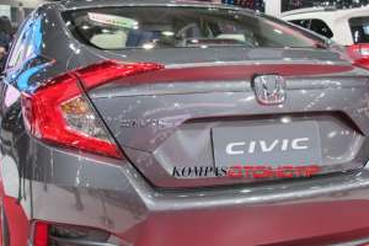 Tampilan belakang All New Honda Civic