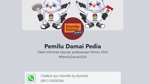 Buku Elektronik "Pemilu Damai Pedia" Diluncurkan, Masyarakat Bisa Cek DPT dan Profil Calon
