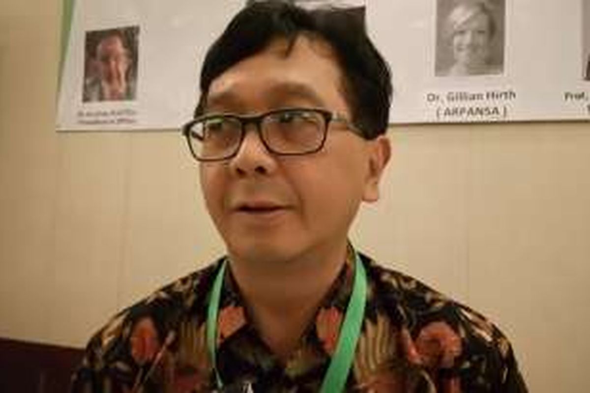 Djarot Winubroto, Kepala BATAN disela-sela acara konferensi di Denpasar, Senin(5/9/2016)