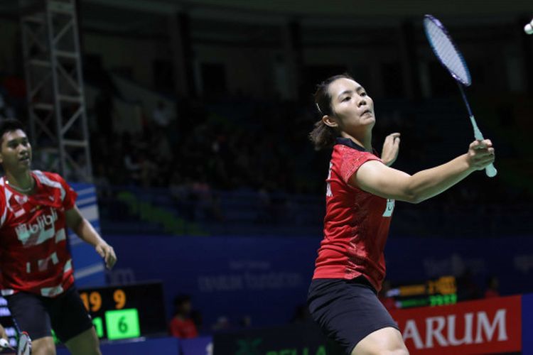 Alfian Eko Prasetya/Marsheilla Gischa Islami melaju ke final Chinese Taipei Open 2018, Sabtu (6/10/2018). Pasangan ganda campuran ini sukses menyabet gelar Chinese Taipe Open 2018.