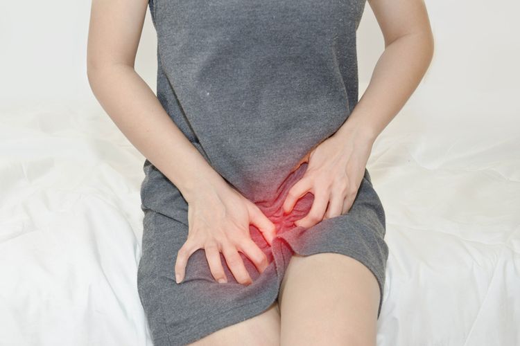 Ilustrasi infeksi jamur pada vagina. Vagina gatal dan nyeri adalah salah satu gejala infeksi jamur pada vagina yang perlu diwaspadai. 