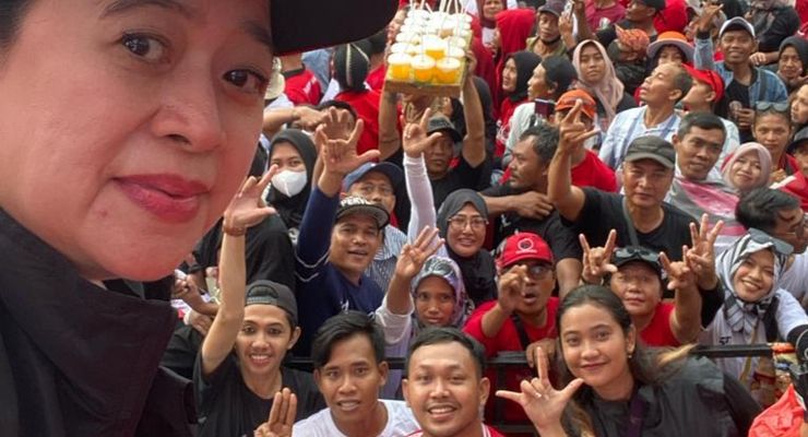 Ribuan Pendukung Ganjar-Mahfud Tumpah Ruah di Hajatan Rakyat Banyuwangi, Puan Optimistis Menang Satu Putaran