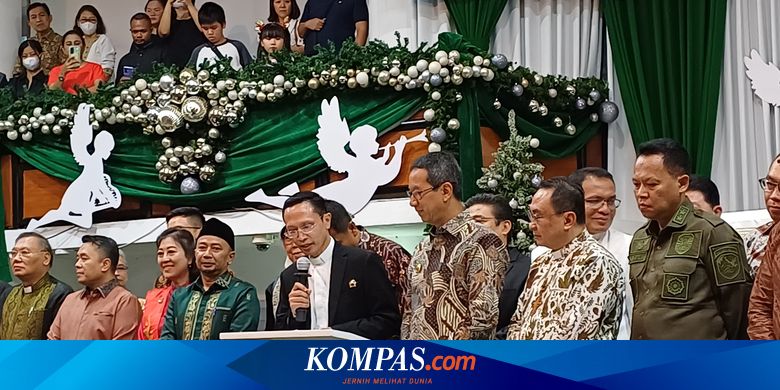 Tren Covid-19 Naik, Heru Budi Imbau Jemaah Pakai Masker saat Misa Natal - Kompas.com - Nasional Kompas.com