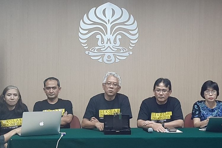 Diskusi tentang Sekolah Indonesia Cepat Tanggap (SICT) di Kampus UI Depok, Rabu (29/5/2019).