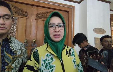 Mantan Wali Kota Tangerang Selatan Airin Rachmi Diany di Grand Sahid Jaya, Jakarta, Kamis (2/5/2024). 