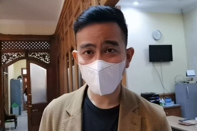 Wali Kota Solo Gibran Rakabuming Raka di Solo, Jawa Tengah, Kamis (27/10/2022).