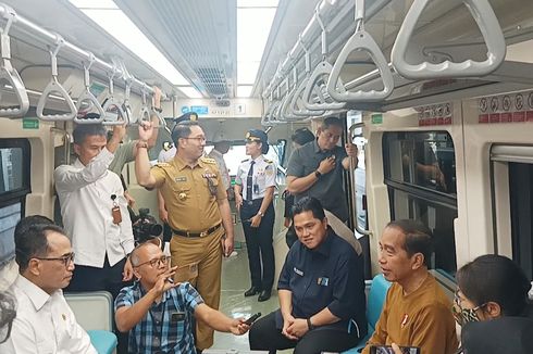 Longspan LRT Jabodebek Salah Desain, Jokowi: Wajar, LRT Baru Pertama Kali Kita Kerjakan