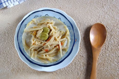 Resep Sayur Rebung Santan Kuning, Kuahnya Kental Medok