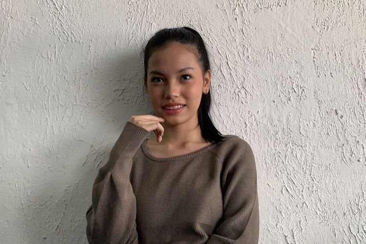 Penyanyi Zoe Jireh saat ditemui di kawasan Mangga Dua, Jakarta Utara, Selasa (30/8/2022).