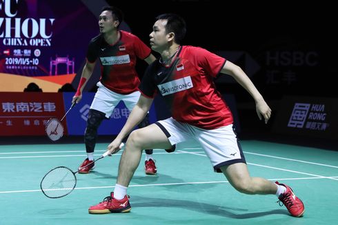 Menangi Perang Saudara, Ini Pesan Ahsan/Hendra untuk Wahyu/Ade