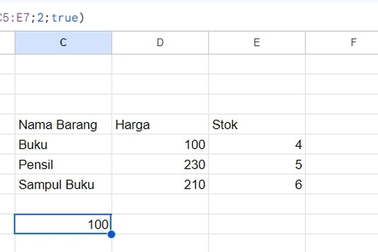 Fungsi Vlookup 