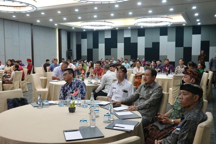 Seminar Pembinaan Inovasi Pelayanan Publik bertemakan Arah Pembinaan Inovasi Pelayanan Publik Menuju Birokrasi Berdampak di Bali, Kamis (2/11/2023).