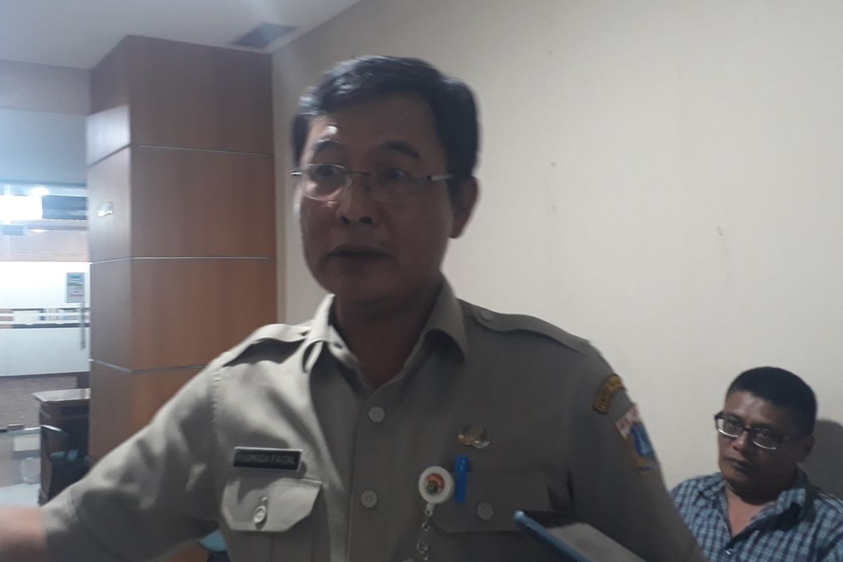 Asisten Pembangunan dan Lingkungan Hidup DKI Jakarta Yusmada Faizal di Gedung DPRD DKI Jakarta, Selasa (12/11/2019).