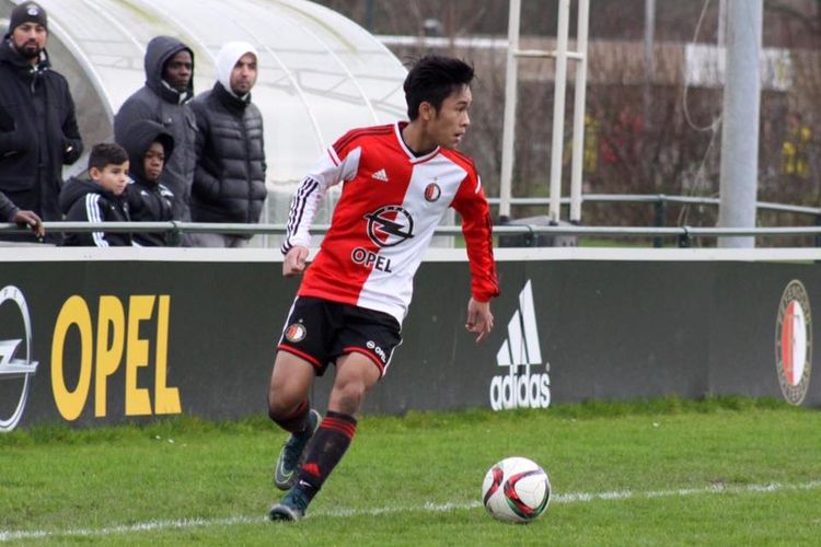 Penyerang Indonesia kelahiran Solo, Yussa Nugraha, membela tim yunior SC Feyenoord.