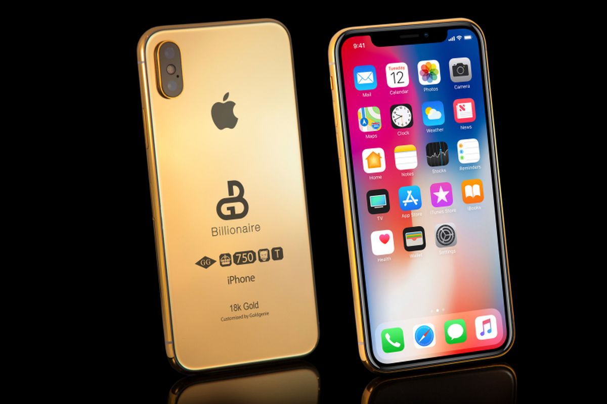 iPhone 2018 yang dilapisi emas 18 karat
