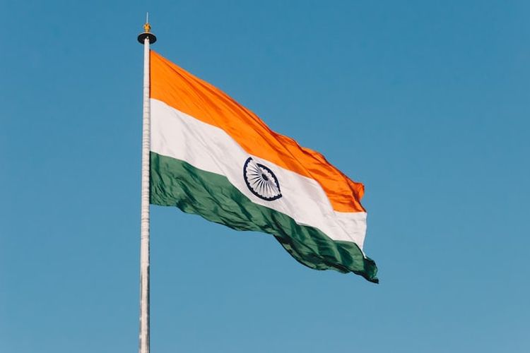 Ilustrasi Bendera India