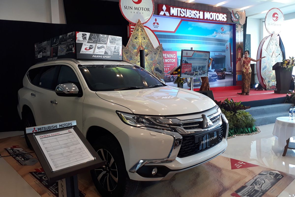 Mitsubishi meresmikan diler baru di Sukoharjo, Jawa Tengah.
