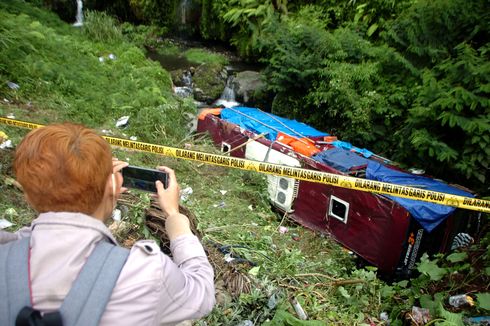 Sopir dan Kernet Bus Peziarah Kecelakaan di Guci Tegal Jadi Tersangka, Ini Penjelasan Polisi
