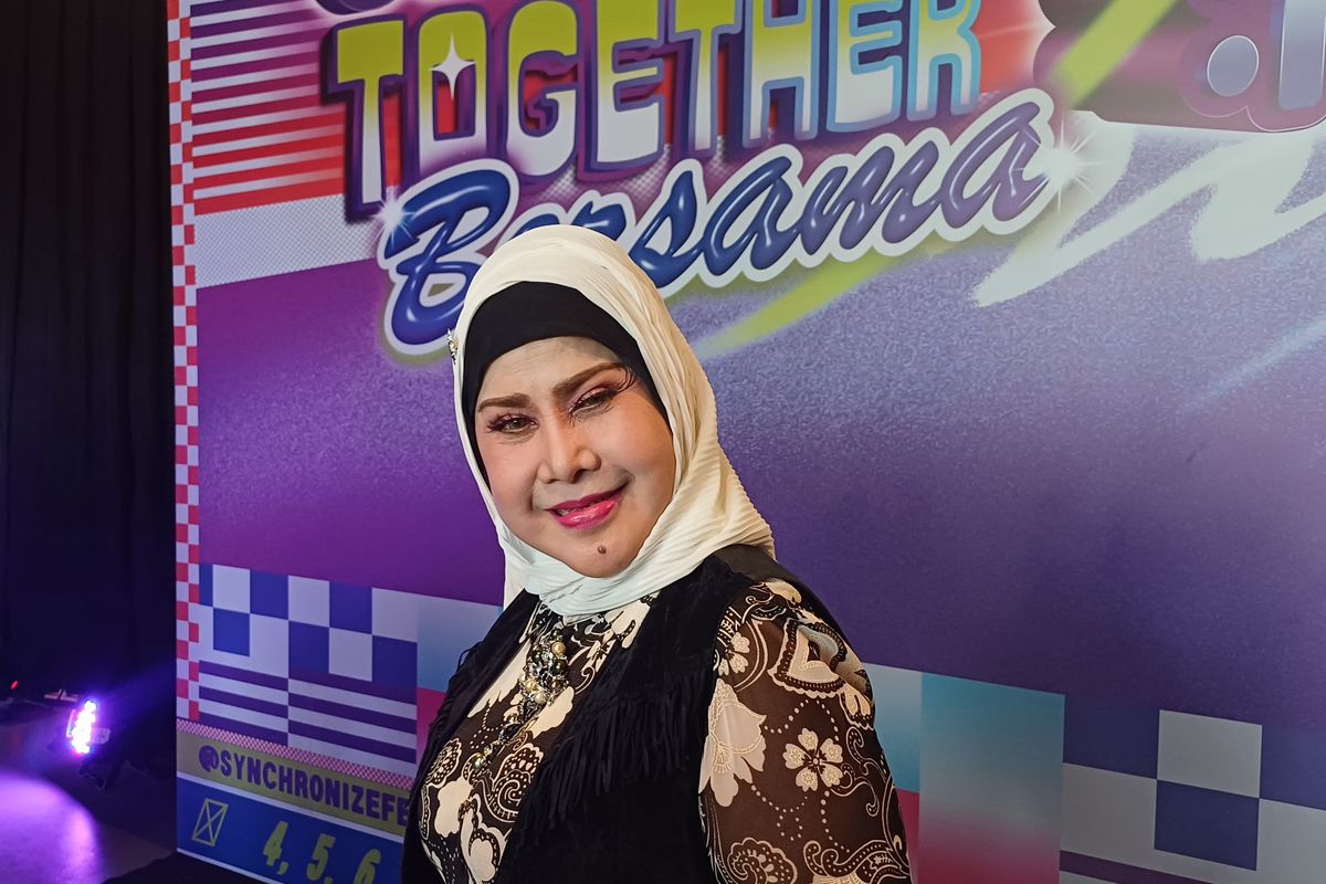 Elvy Sukaesih saat ditemui di daerah Fatmawati, Jakarta Selatan, Selasa (27/8/2024). 