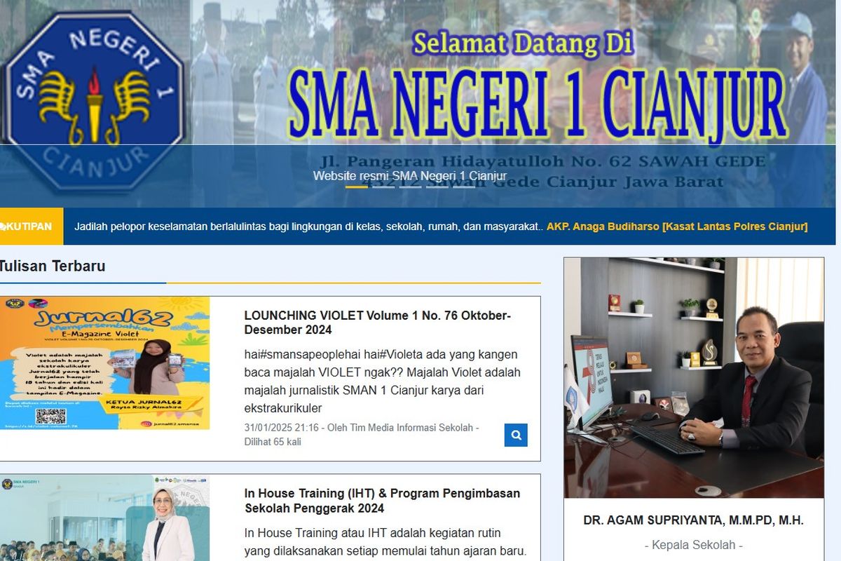 SMAN 1 Cianjur, Jawa Barat.
