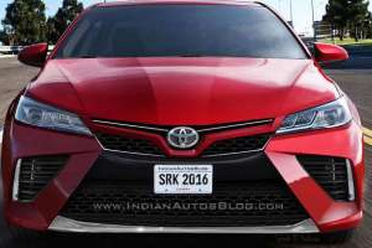 Sketsa Toyota Camry generasi kesembilan.