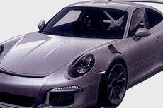 Gambar Paten Porsche 911 GT3 RS Bocor