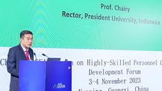 Forum China-ASEAN HR Cooperation dan Development, Rektor PresUniv Ingatkan Talenta Indonesia Masih Tertinggal 