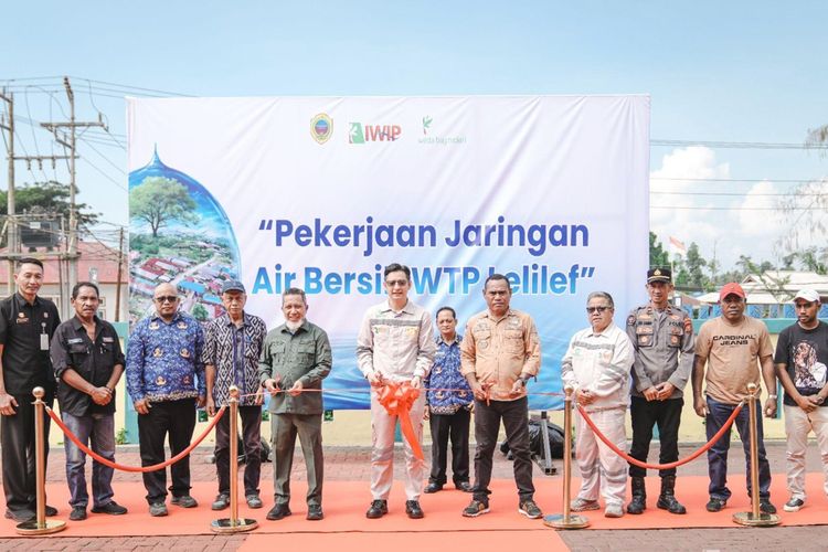 IWIP dan WBN Bangun Jaringan Air Bersih di Halmahera Tengah