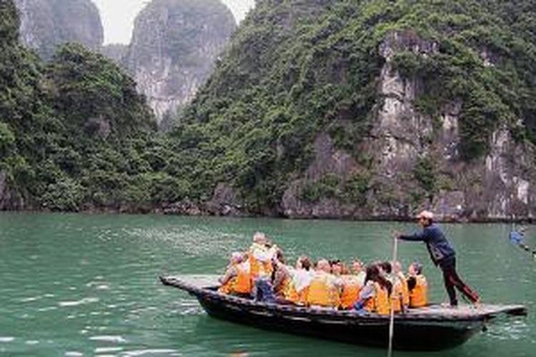 Trang An, Ninh Binh, Vietnam utara.
 