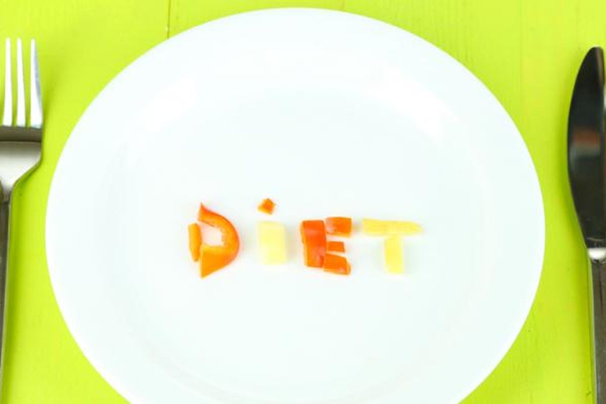 Ilustrasi diet.