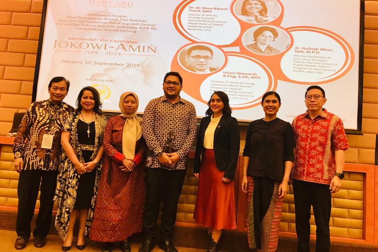 Harvard Club Indonesia (HCI), forum alumni Universitas Harvard di Indonesia menggelar diskusi mengupas berbagai tantangan dan pendekatan untuk membenahi sektor kesehatan Indonesia di Gedung Nusantara DPR RI bertepatan dengan Hari Pencegahan Bunuh Diri Sedunia di hari Selasa (10/9/2019)