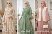 Inspirasi Model Baju Gamis Bini Orang dari Bahan Pilihan yang Elegan