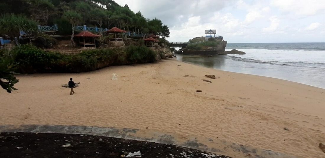 Kawasan Pantai Kukup Rabu (17/6/2020)