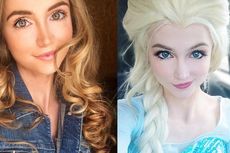Wanita Ini Gelontorkan Rp 187 Juta demi Terlihat Mirip Putri Elsa “Frozen”