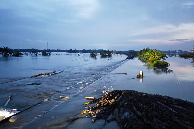 Tanggul Jebol, Banjir Grobogan Lumpuhkan Jalur Kereta dan Rendam Ratusan Rumah