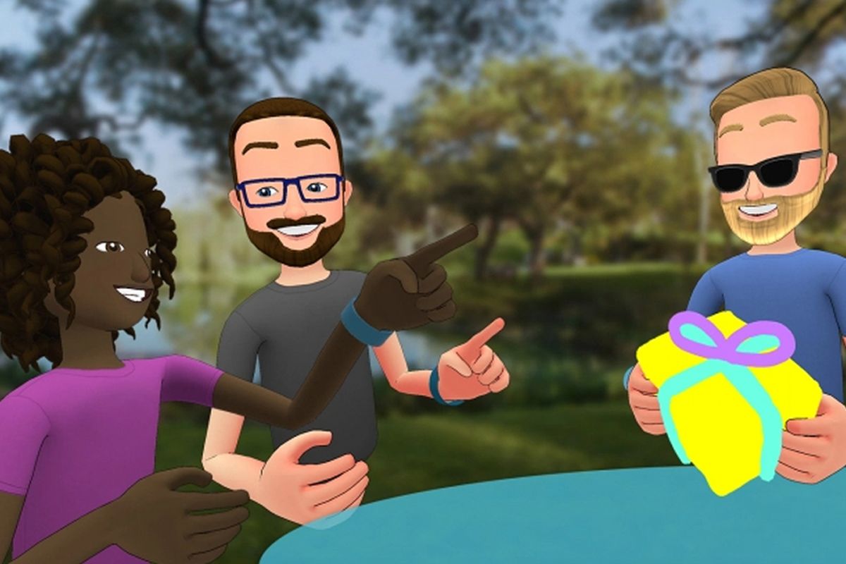 Avatar dalam Facebook Spaces