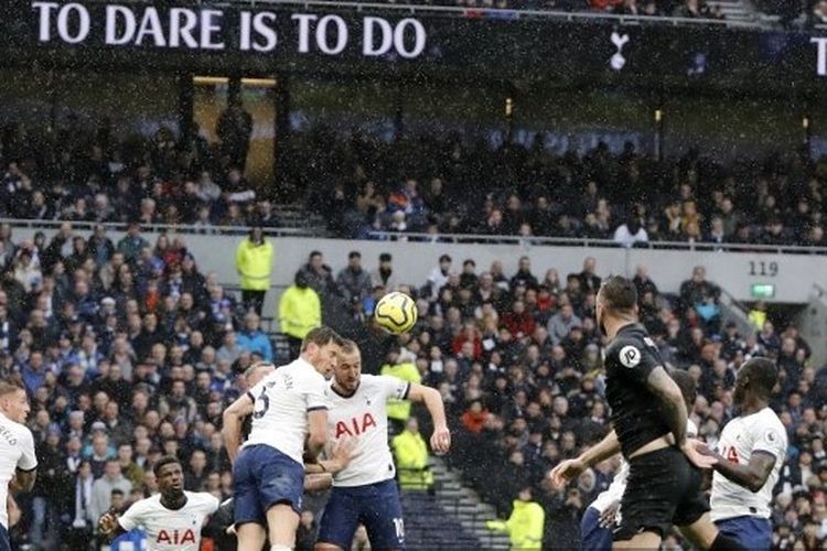 Tottenham Hotspur vs Brighton and Hove Albion di Stadion Tottenham Hotspur, Kamis (26/12/2019), dalam lanjutan pekan ke-19 Liga Inggris 2019-2020.