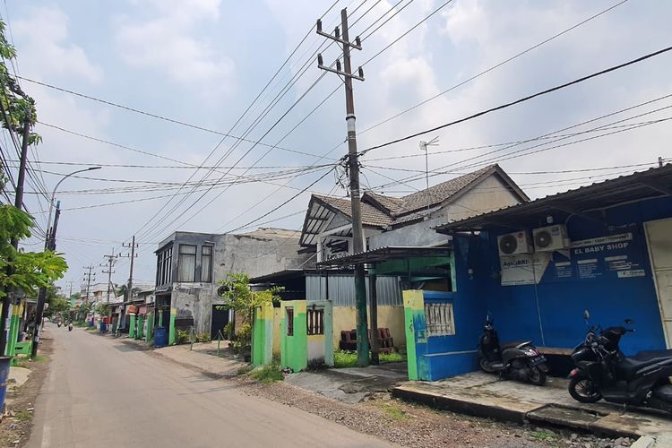 Tiang listrik di Sidokepung, Sidoarjo, Jawa Timur