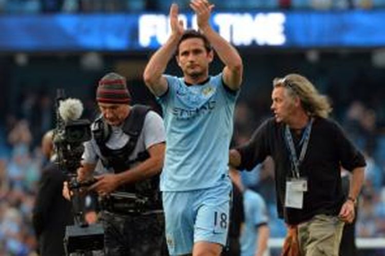 Gelandang Manchester City, Frank Lampard.